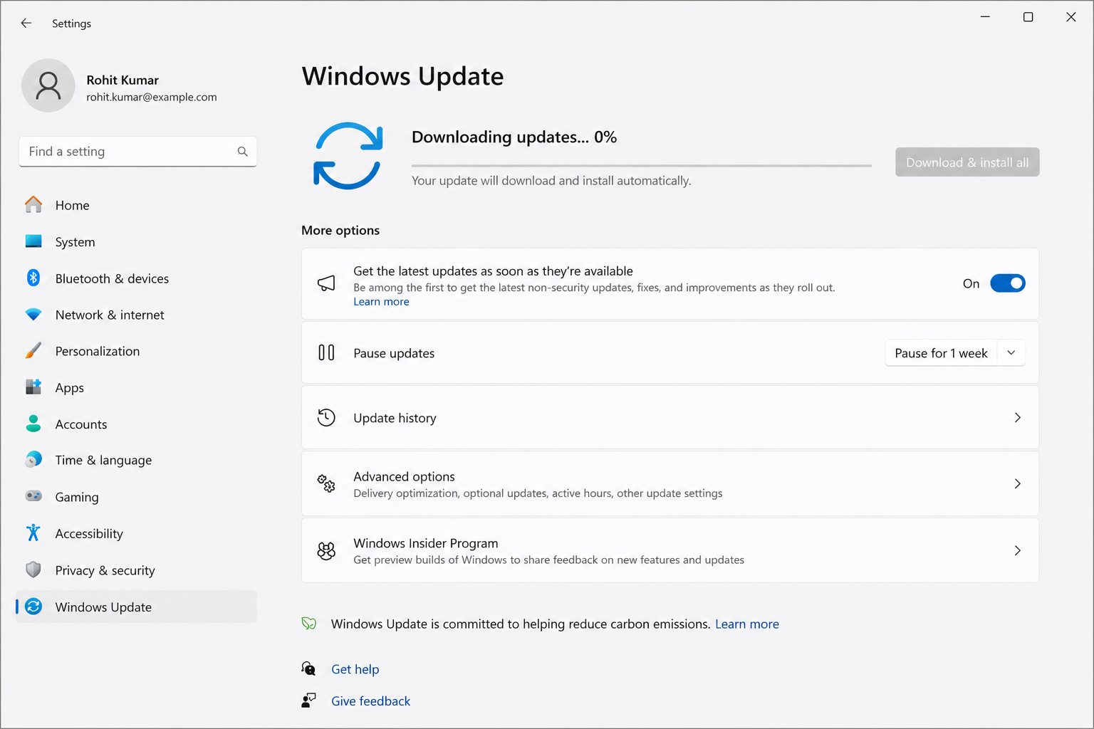 Windows Update Guide Visual